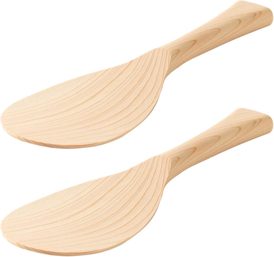 Japanese Hinoki Rice Scoops - Set of 2-8.7in / 22cm - Made in Japan