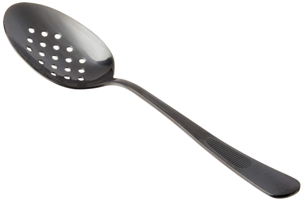 Mercer Culinary, 9 Inch, Silver Plating Spoon, Perforated Bowl, 9-Inch, 9"