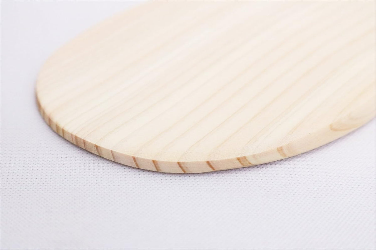 Ichihara Wood Workshop Rice Rice Paddle Wooden Lady Cypress Mini 6.1 inches (15.5 cm) Wood Grain