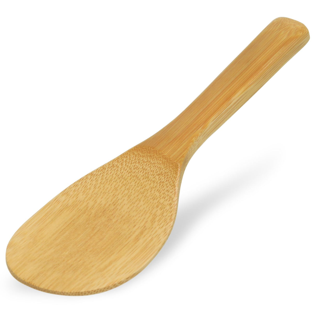 Bamboo Rice Paddle, 7.08-Inch (180mm), Non-Scratch Japanese Shamoji, Lightweight Rice Scoop for Sushi & Cooking, Made in Japan