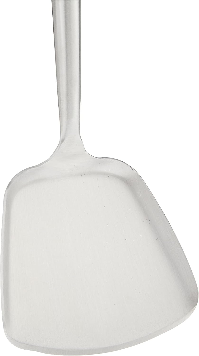 TableCraft Wok Spatula with Bamboo Handle, 14.5-Inch, Stainless Steel