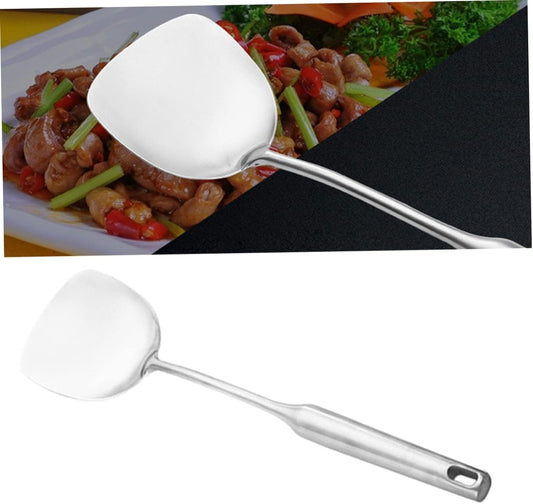 Wok Spatula for Stir Fry Long Handle with Hollow Stainless Steel