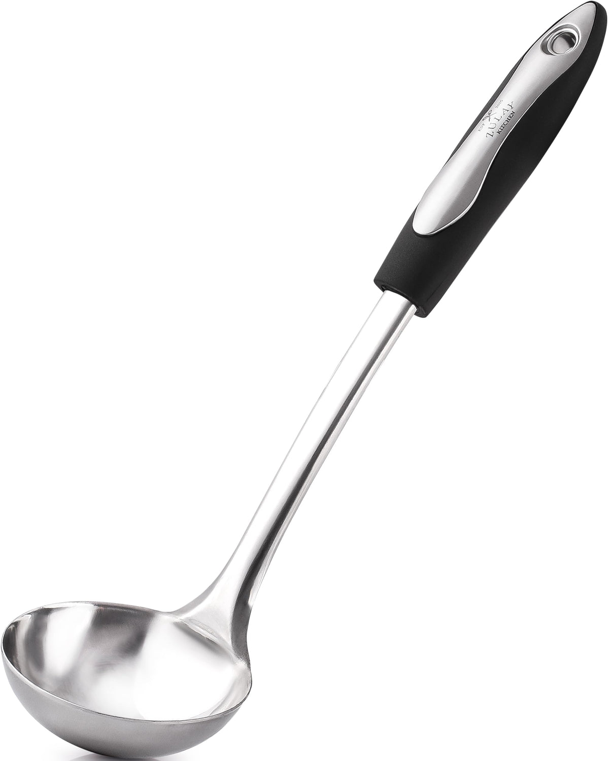 Zulay Kitchen Stainless Steel Draining Spoon
