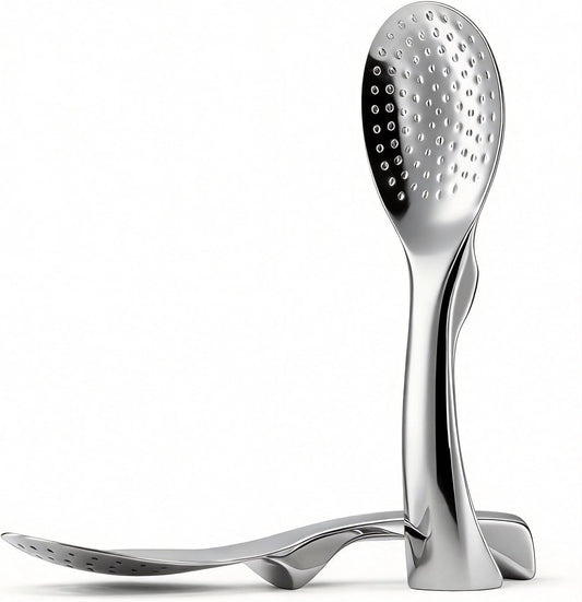 18/8 Stainless Steel Rice Paddle, Non-Stick Rice Spoon, Mirror Finish