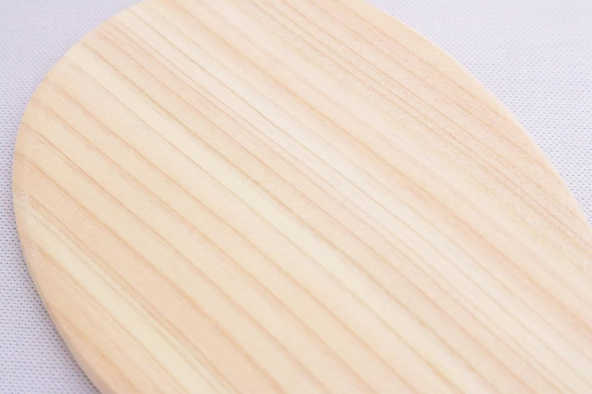 Ichihara Wood Workshop Rice Rice Paddle Wooden Lady Cypress Mini 6.1 inches (15.5 cm) Wood Grain
