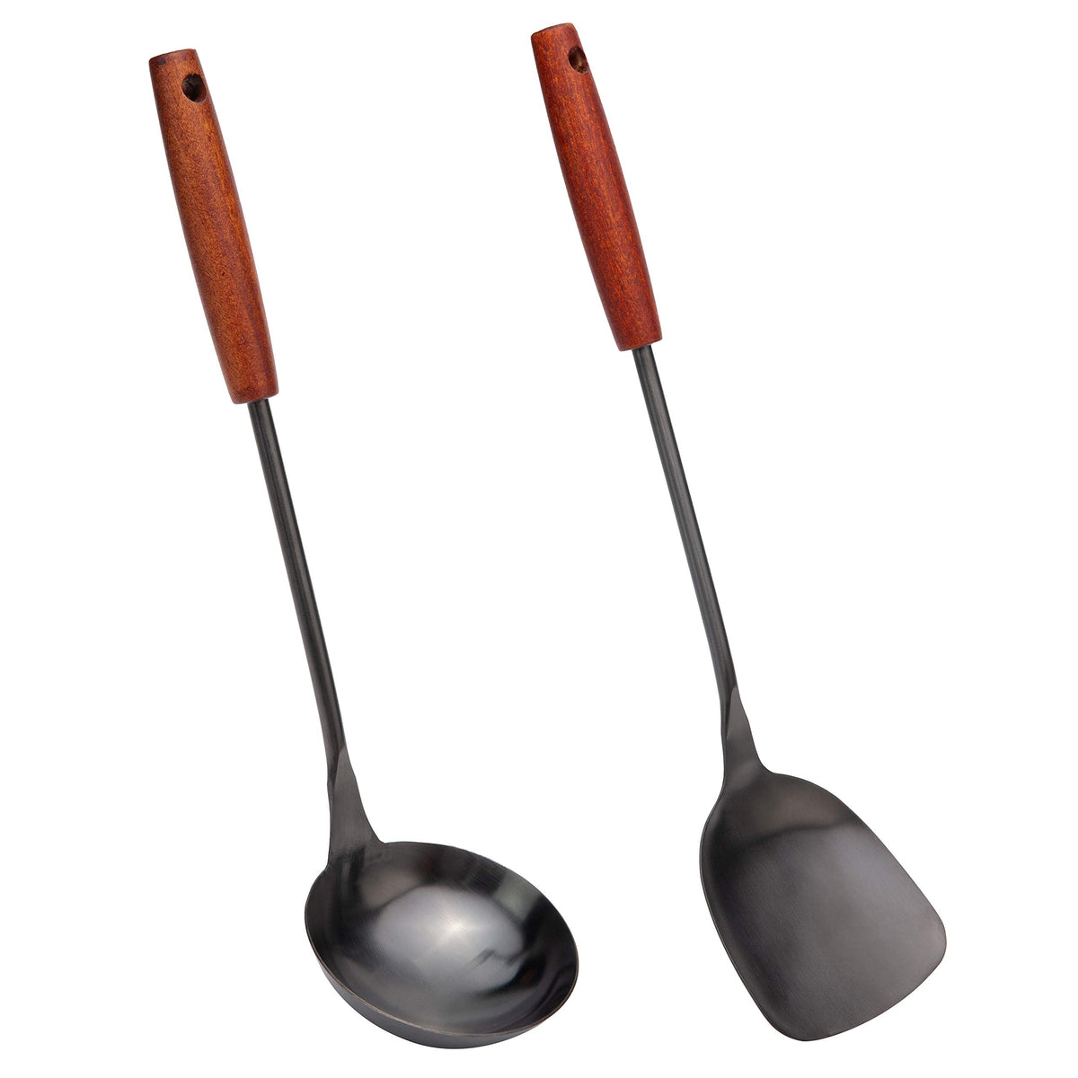 FJNATINH Wok Spatula - 15 Inch Stainless Steel Wok Spatula for Cooking