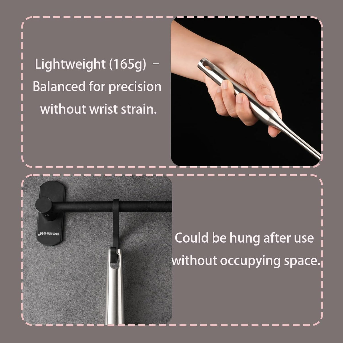 Stainless Steel Wok Spatula,Metal Flipper for Kitchen Cooking,Extra Long Handle Wide Cooking Scraper,Heavy Duty Pancake Turner,Silver,15.4 Inches,1 Piece
