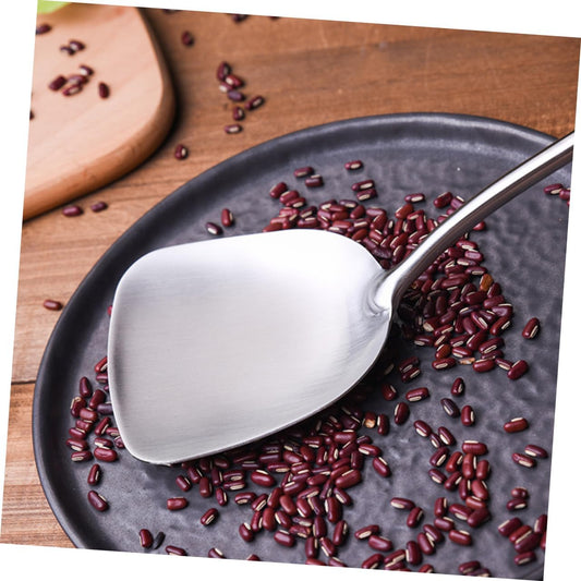 Cabilock Sturdy Steel Wok Tool Kitchen Utensil Long Handle Fry Spatula for Easy Stirring and Cooking