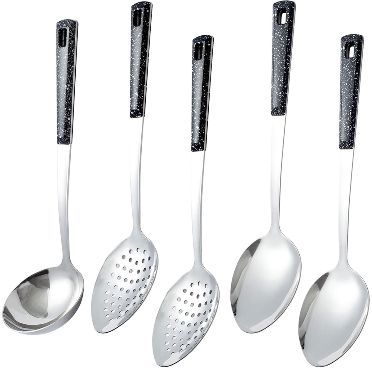 5-Piece Stainless Steel Serving Spoon Set