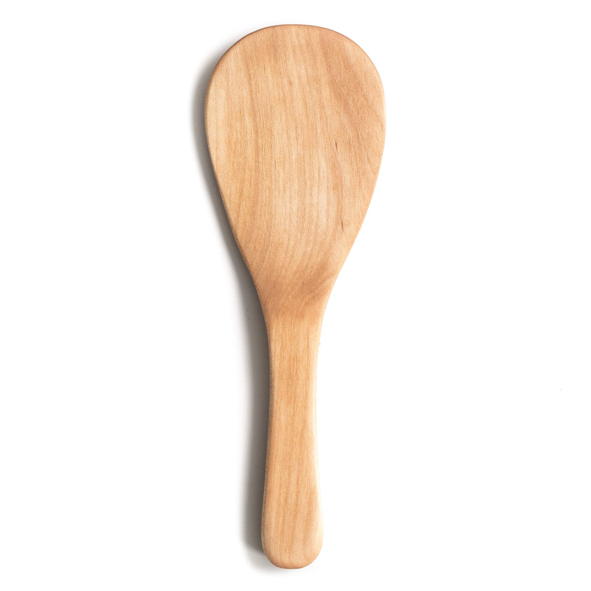Wooden Rice Paddle - Traditional Japanese Shamoji for Mixing and Serving Rice - Handmade in USA