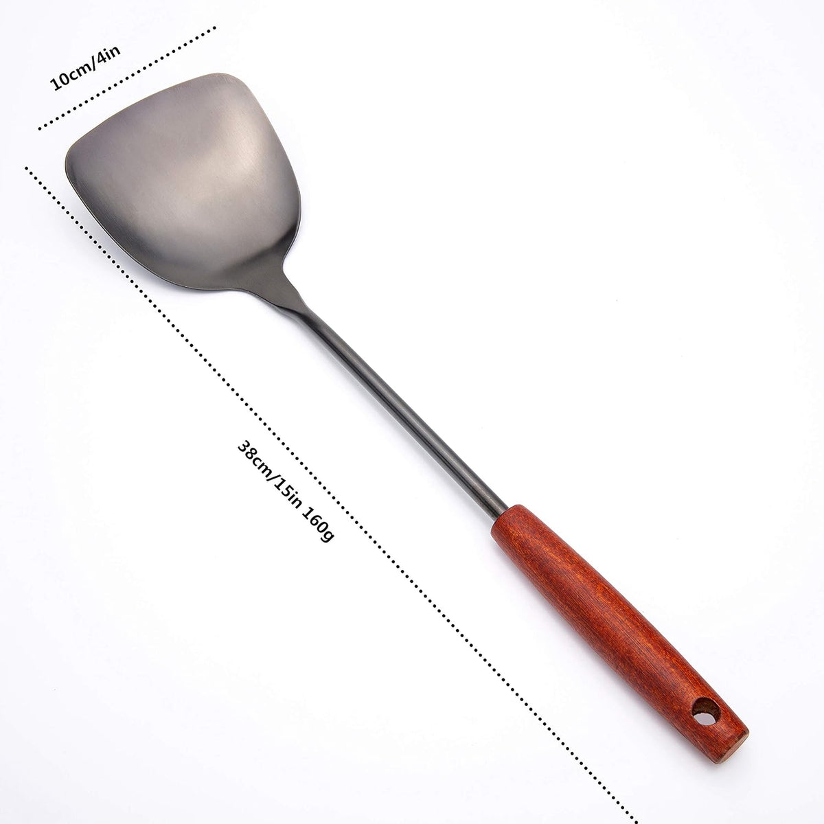 FJNATINH Wok Spatula - 15 Inch Stainless Steel Wok Spatula for Cooking