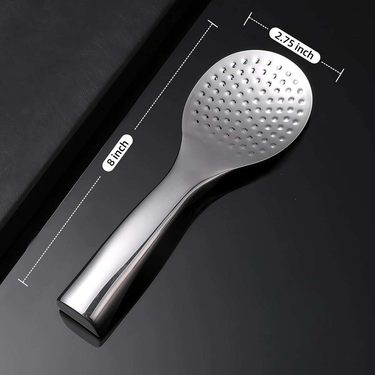 18/8 Stainless Steel Rice Paddle, Non-Stick Rice Spoon, Mirror Finish