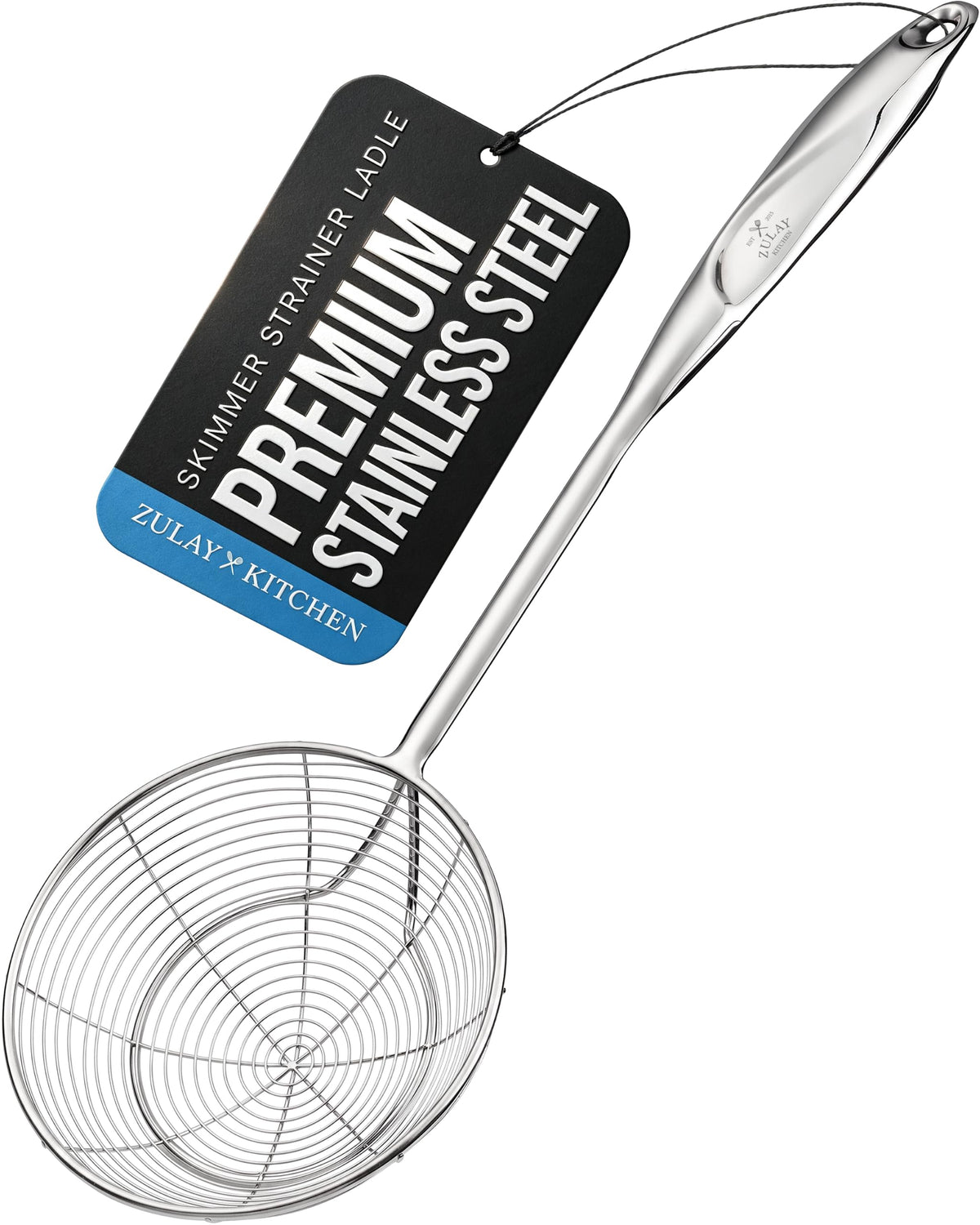 Zulay Kitchen Stainless Steel Draining Spoon